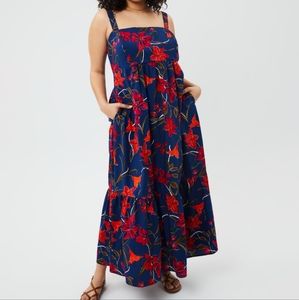 NWT Adorne Plus Size Claire Tiered maxi dress